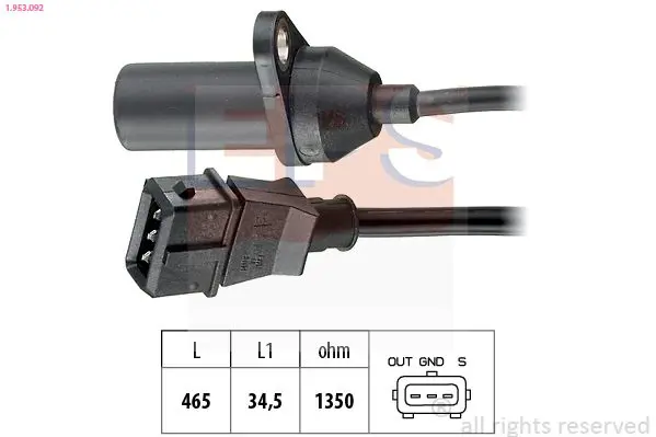 Handler.Part Pulse sensor, flywheel EPS 1953092 1