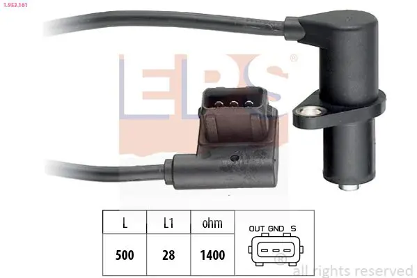 Handler.Part Sensor, camshaft position EPS 1953161 1