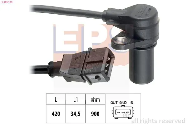 Handler.Part Pulse sensor, flywheel EPS 1953172 1