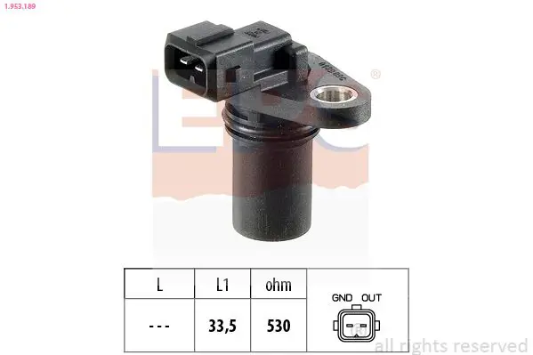 Handler.Part Rpm sensor, engine management EPS 1953189 1