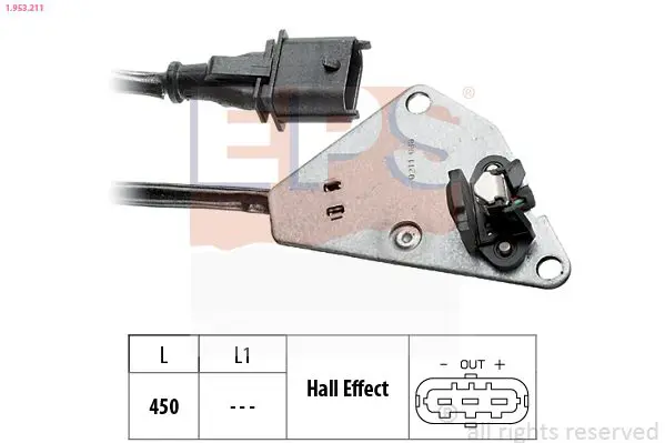 Handler.Part Sensor, camshaft position EPS 1953211 1