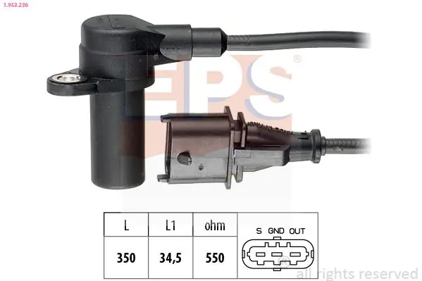 Handler.Part Pulse sensor, flywheel EPS 1953236 1