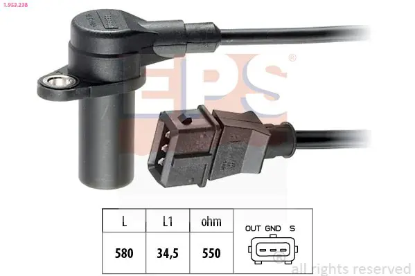 Handler.Part Pulse sensor, flywheel EPS 1953238 1