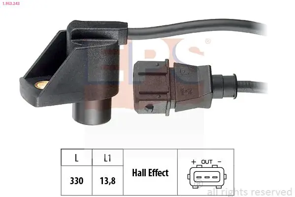 Handler.Part Sensor, camshaft position EPS 1953243 1