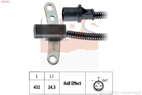 Handler.Part Pulse sensor, flywheel EPS 1953253 1