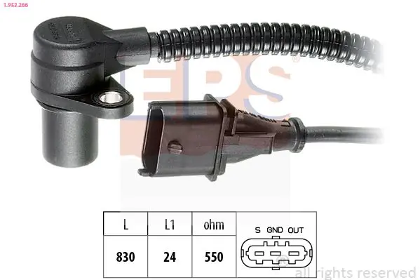 Handler.Part Pulse sensor, flywheel EPS 1953266 1