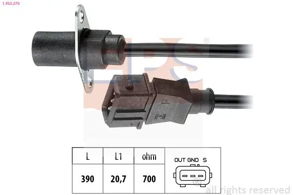 Handler.Part Pulse sensor, flywheel EPS 1953270 1