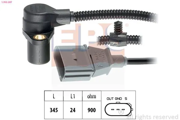 Handler.Part Pulse sensor, flywheel EPS 1953287 1