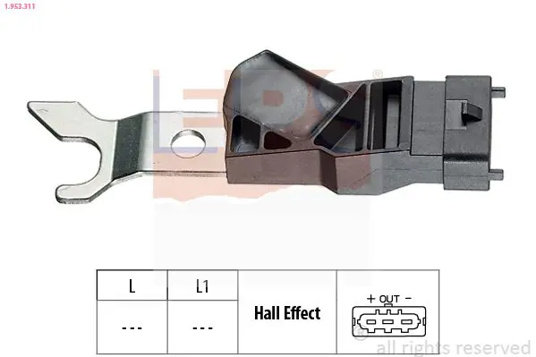 Handler.Part Sensor, camshaft position EPS 1953311 1