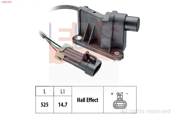 Handler.Part Sensor, camshaft position EPS 1953315 1