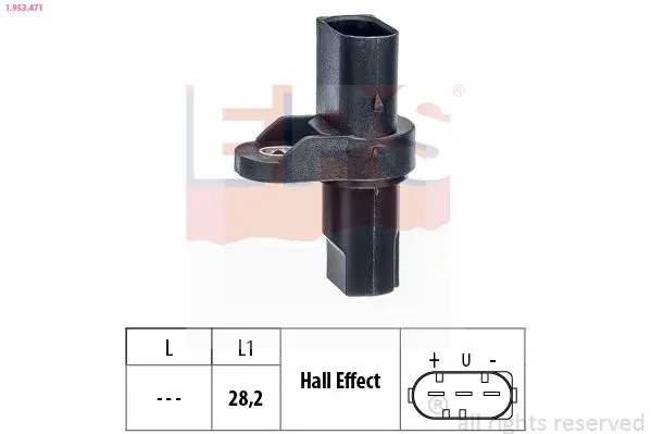 Handler.Part Sensor, camshaft position EPS 1953471 1