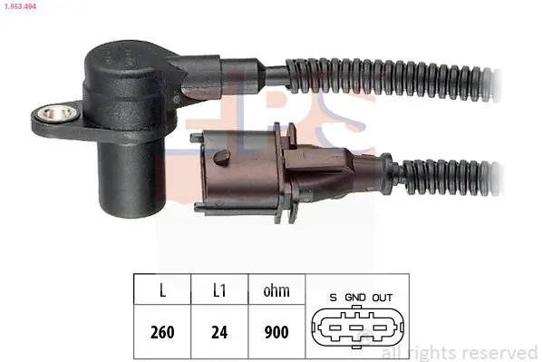 Handler.Part Pulse sensor, flywheel EPS 1953494 1