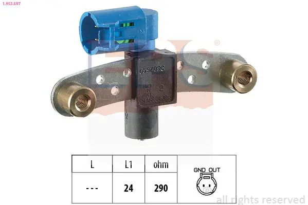 Handler.Part Pulse sensor, flywheel EPS 1953597 1