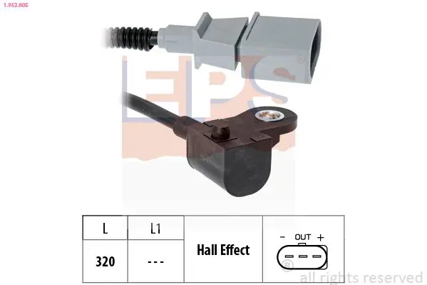 Handler.Part Sensor, camshaft position EPS 1953605 1