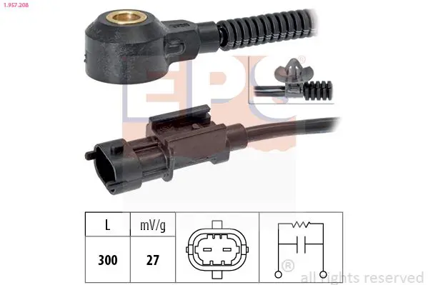 Handler.Part Knock sensor EPS 1957208 1