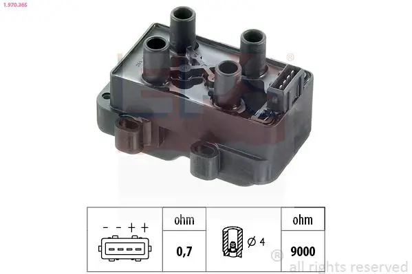 Handler.Part Ignition coil EPS 1970365 1