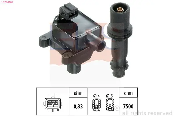 Handler.Part Ignition coil EPS 1970386K 1