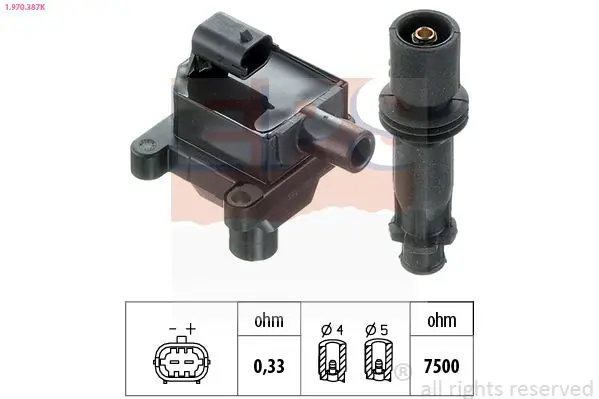 Handler.Part Ignition coil EPS 1970387K 1