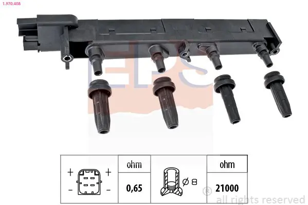 Handler.Part Ignition coil EPS 1970408 1