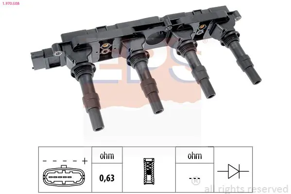 Handler.Part Ignition coil EPS 1970508 1