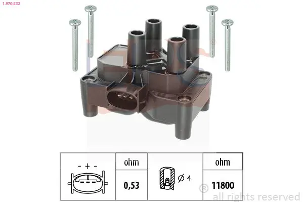 Handler.Part Ignition coil EPS 1970532 1