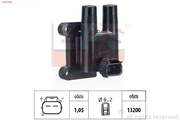 Handler.Part Ignition coil EPS 1970583 1