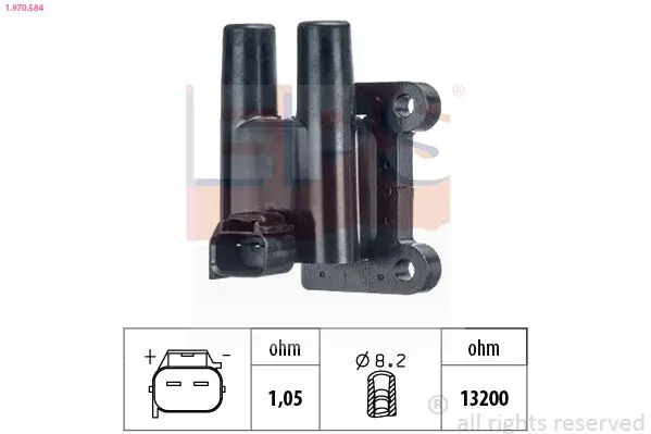 Handler.Part Ignition coil EPS 1970584 1