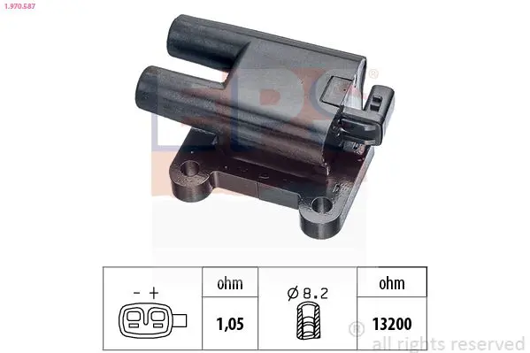 Handler.Part Ignition coil EPS 1970587 1