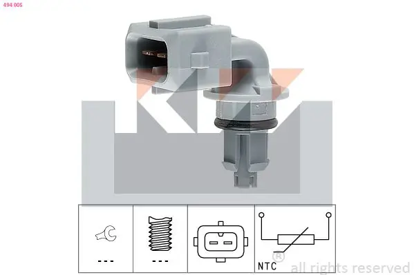 Handler.Part Sender unit, intake air temperature KW 494003 1