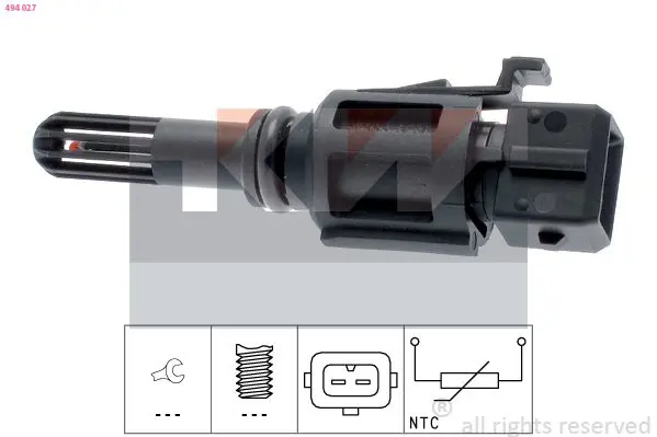 Handler.Part Sender unit, intake air temperature KW 494027 1