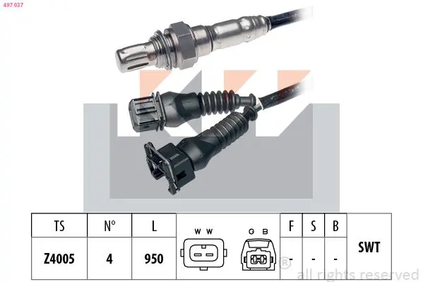 Handler.Part Lambda sensor KW 497037 1