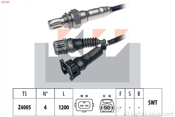 Handler.Part Lambda sensor KW 497041 1