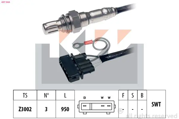 Handler.Part Lambda sensor KW 497044 1