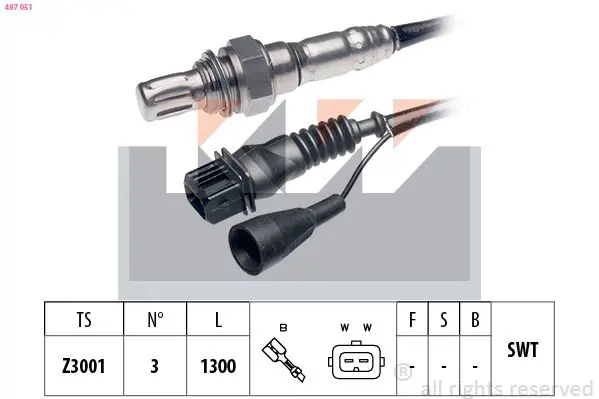 Handler.Part Lambda sensor KW 497051 1