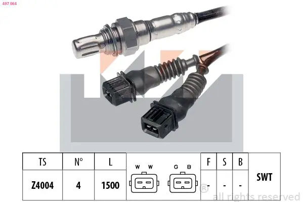 Handler.Part Lambda sensor KW 497064 1