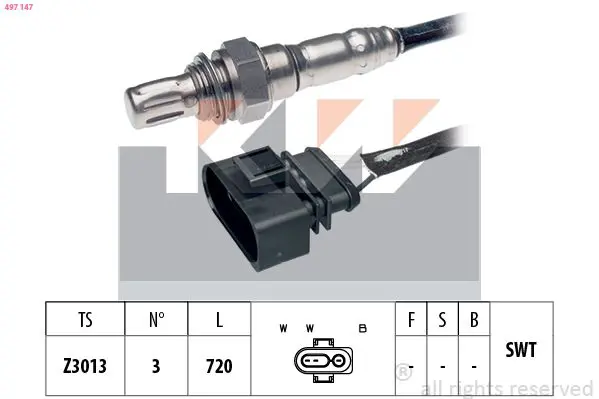 Handler.Part Lambda sensor KW 497147 1