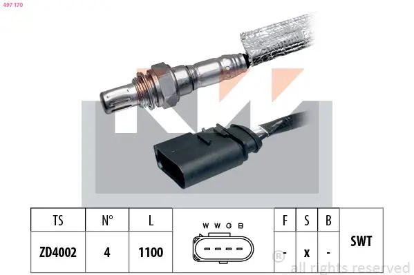 Handler.Part Lambda sensor KW 497170 1