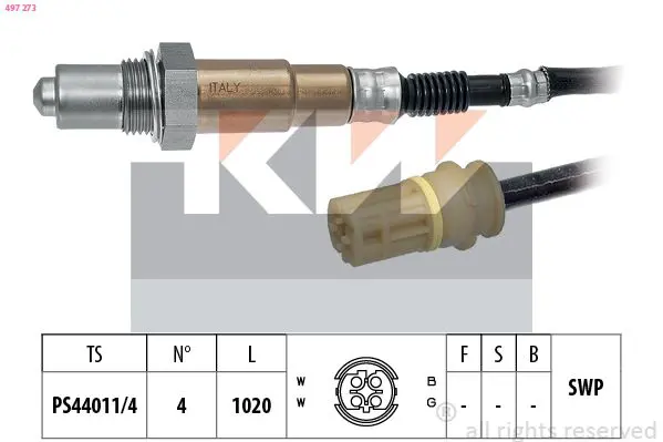 Handler.Part Lambda sensor KW 497273 1