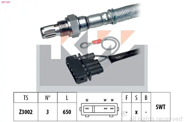 Handler.Part Lambda sensor KW 497347 1