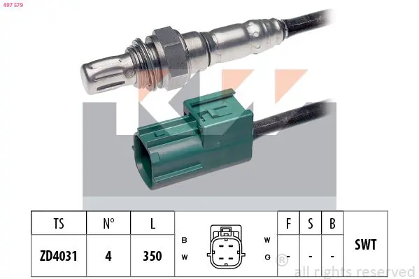 Handler.Part Lambda sensor KW 497579 1