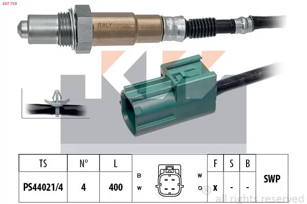 Handler.Part Lambda sensor KW 497759 1