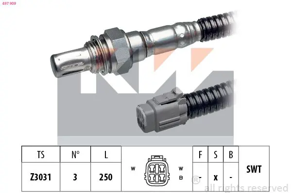 Handler.Part Lambda sensor KW 497909 1