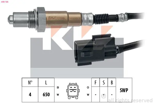 Handler.Part Lambda sensor KW 498185 1