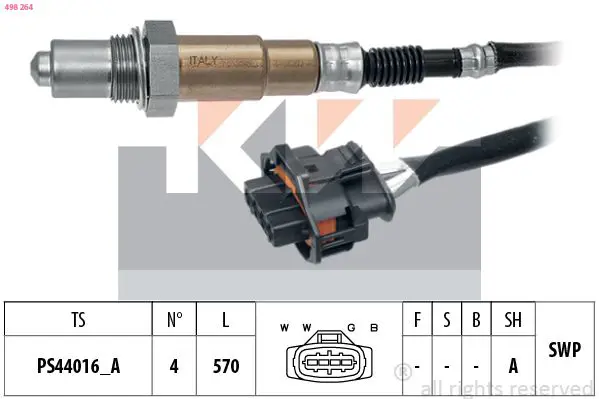 Handler.Part Lambda sensor KW 498264 1