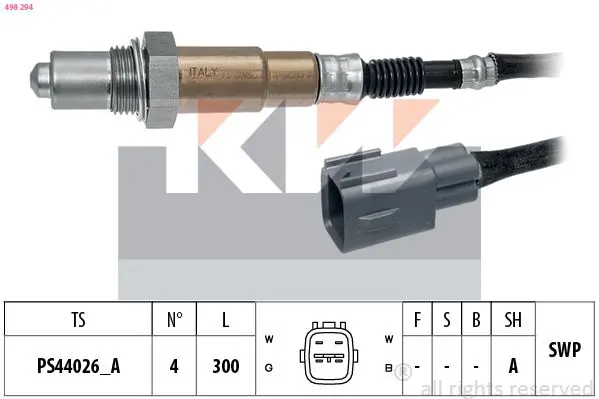 Handler.Part Lambda sensor KW 498294 1