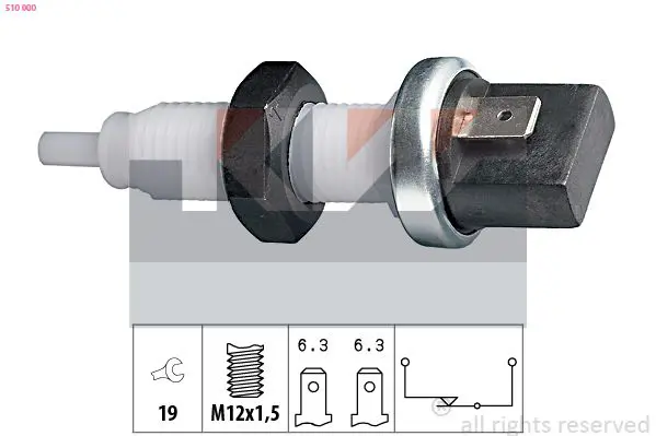 Handler.Part Brake light switch KW 510000 1