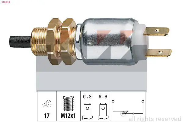 Handler.Part Brake light switch KW 510014 1