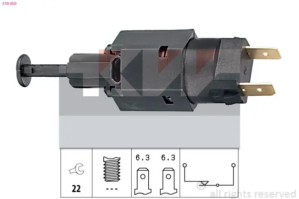 Handler.Part Brake light switch KW 510050 1