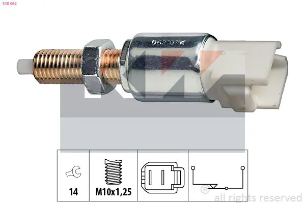 Handler.Part Brake light switch KW 510062 1