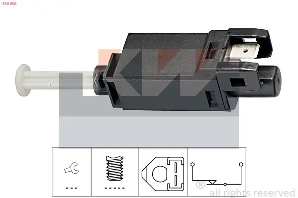 Handler.Part Brake light switch KW 510056 1